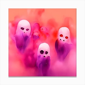 Halloween Ghosts Canvas Print