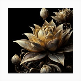 Lotus Flower 141 Canvas Print