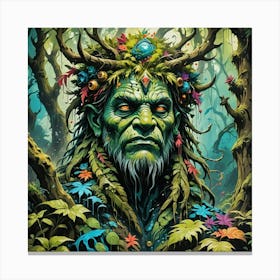 Green Man Canvas Print