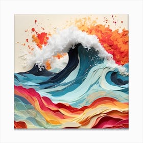 Paper Art Canvas Print