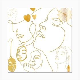 1000014863 faces abstract art print Canvas Print