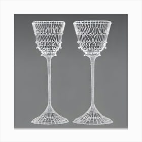 Wine Glasses Canvas Print