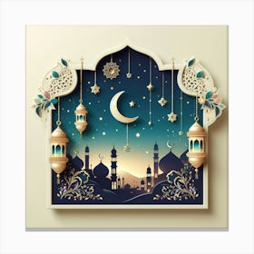 Muslim Holiday Canvas Print