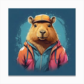 Capybara 2 Canvas Print