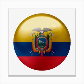 Ecuador Flag Ecuadorian Country Canvas Print