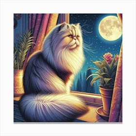 Persian cat 3 Canvas Print