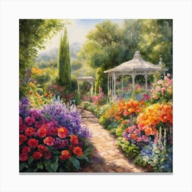 Garden Path 1 Canvas Print