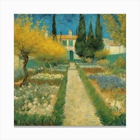 Garden Of L'Arles 1 Canvas Print