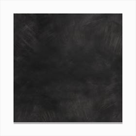Black Chalkboard Background Canvas Print