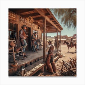 Old West Canvas Print
