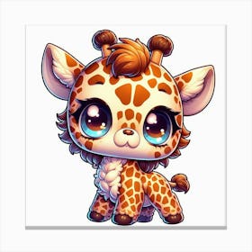 Cute Giraffe 1 Canvas Print