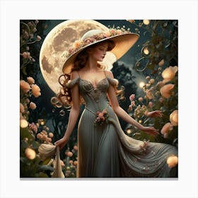 Full Moon Canvas Print