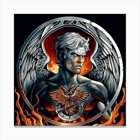 Angel Of Fire Canvas Print