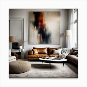 Modern Living Room Canvas Print