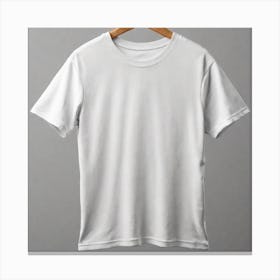 White T - Shirt 14 Canvas Print
