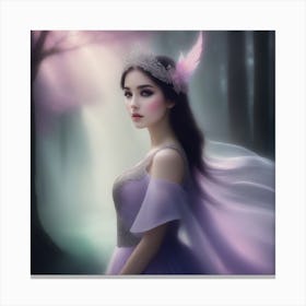 Fairy In The Forest Canvas Print