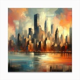 Abstract Horizons 37 Canvas Print