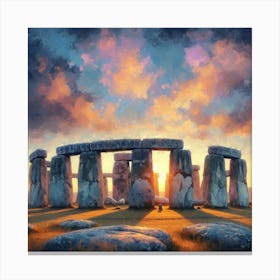Stonehenge 3 Canvas Print