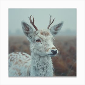 Deer Portrait Canvas Print