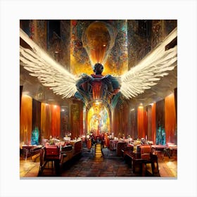 Feast and be present Canvas Print
