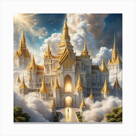 Castle In The Sky 19 Canvas Print