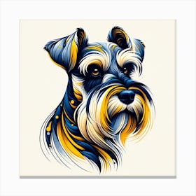 Miniature Schnauzer 03 Canvas Print