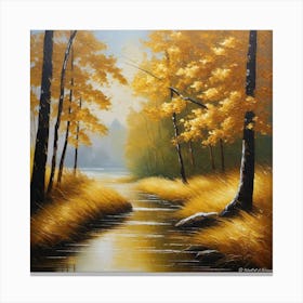 Autumn In The Forest 4 Canvas Print