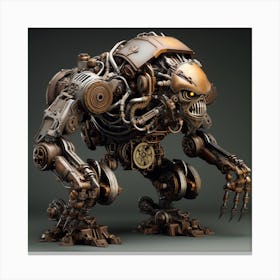 Steampunk Monster Canvas Print