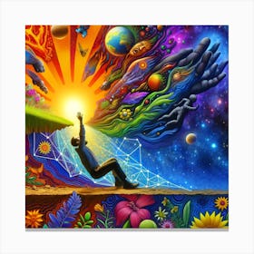 Psychedelic Painting 1 Canvas Print