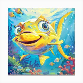 Mahi Mahi Fish Canvas Print