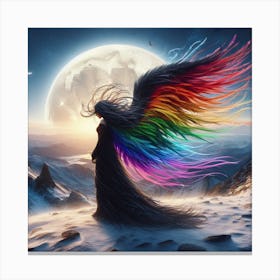 Rainbow Angel 1 Canvas Print