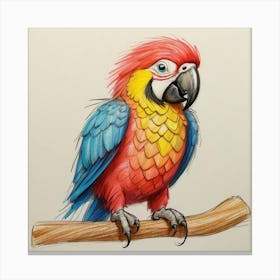 Parrot 52 Canvas Print