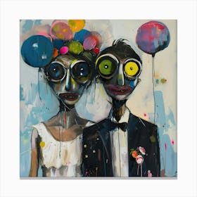 "Balloons and Boutonnieres: A Prom Night Reverie" Canvas Print