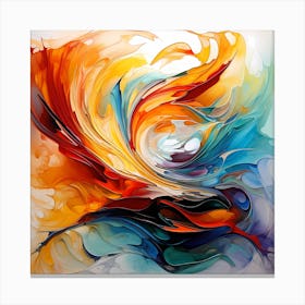 Abstract Aura Canvas Print