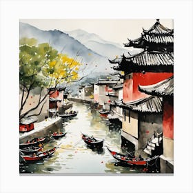 Chinese Painting (12) Canvas Print