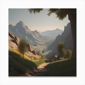 Mountain Landscape 17 Canvas Print