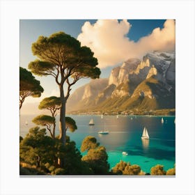 Mediterranean Sea Canvas Print