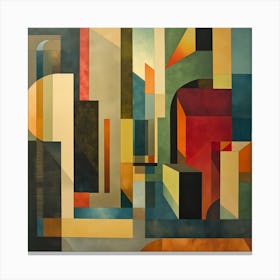 Abstract Cityscape Canvas Print