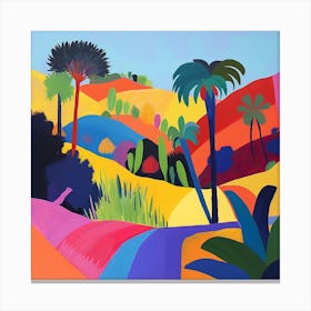 Abstract Park Collection Griffith Park Los Angeles Canvas Print