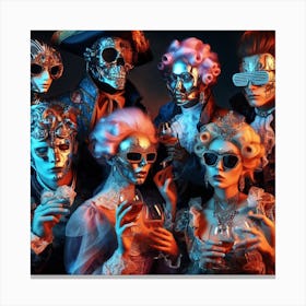 Masquerade Party Canvas Print