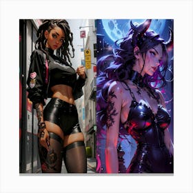 Sexy Devil Canvas Print