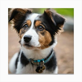 Australian Shepherd Puppy Canvas Print