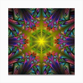 Fractal Abstract Background Pattern 6 Canvas Print