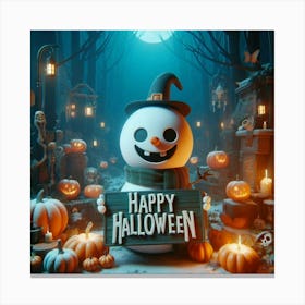 Happy Halloween 4 Canvas Print