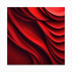 Abstract Red Wallpaper Canvas Print