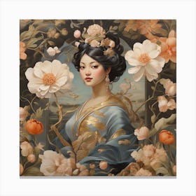 Chinese Lady Canvas Print