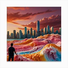 Cityscape 6 Canvas Print