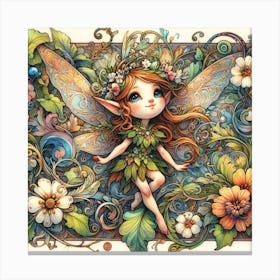 A Cute Fairy 2 Canvas Print