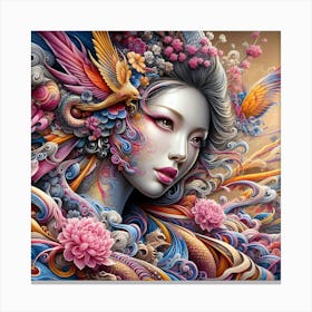 Chinese Woman 3 Canvas Print