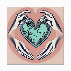 Earth'S Heart Canvas Print